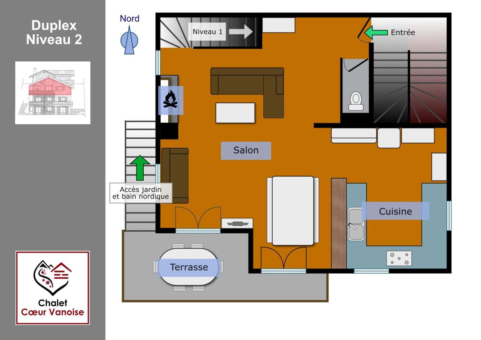 Chalet Des Trappeurs Coeur Vanoise 15 Persons ลาปลาญ ภายนอก รูปภาพ