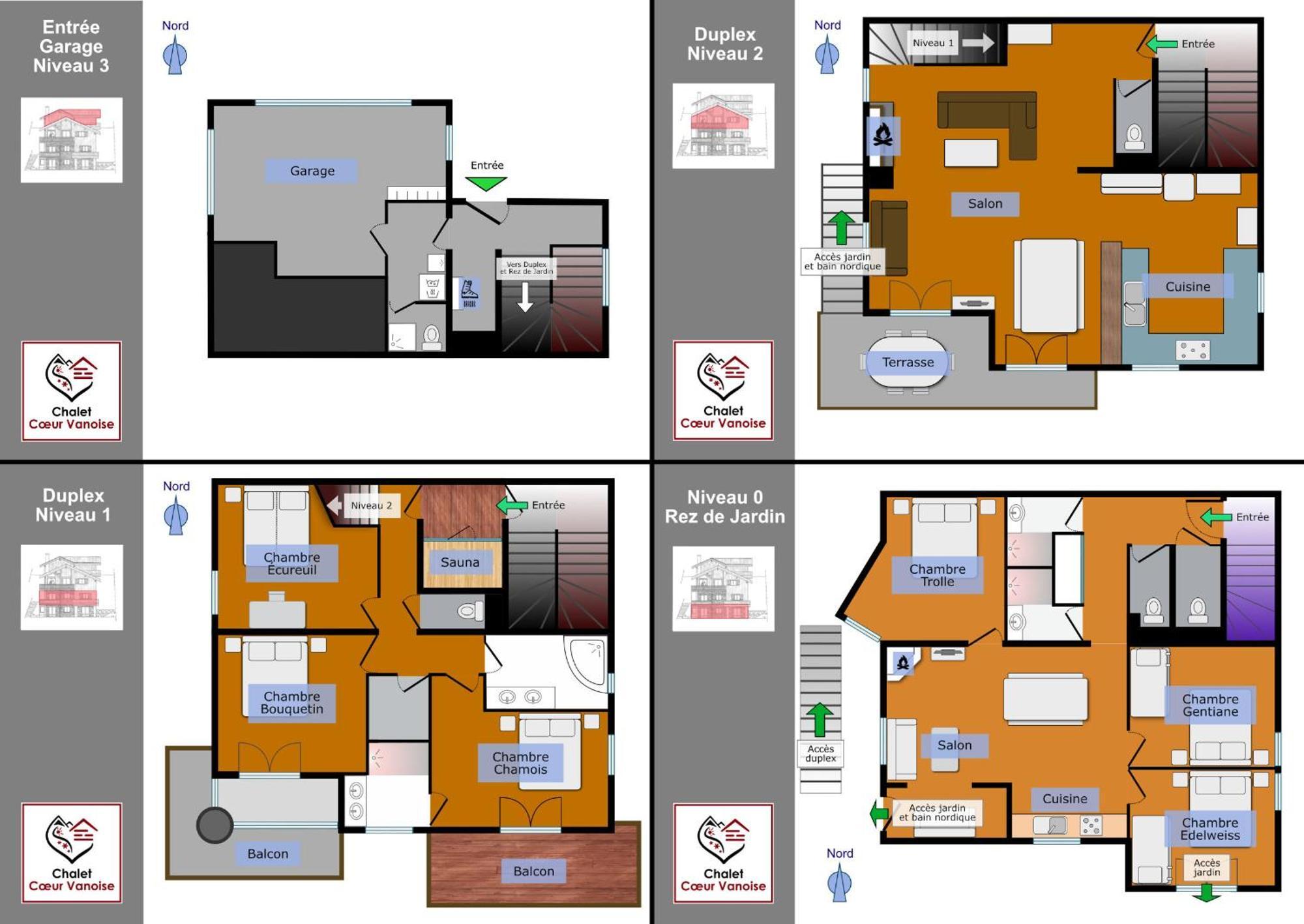 Chalet Des Trappeurs Coeur Vanoise 15 Persons ลาปลาญ ภายนอก รูปภาพ
